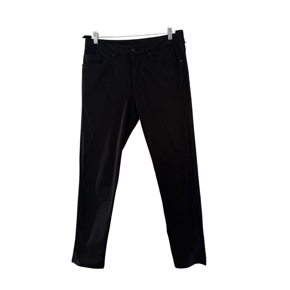 Lululemon Black ABC Slim-Fit 5 Pocket Pant 32L Warpstreme sz 32
